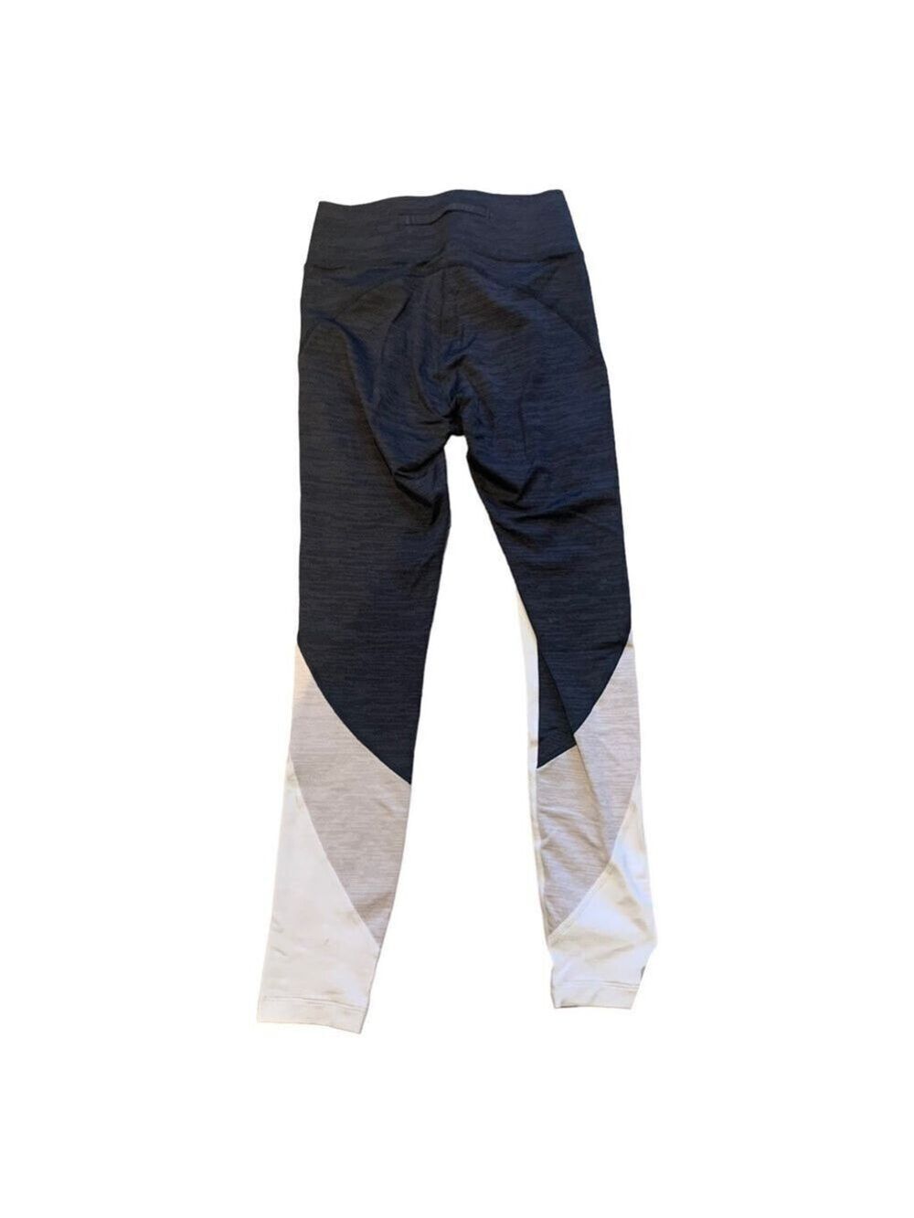 OUTDOOR VOICES Black & White Colorblock Leggings size XS